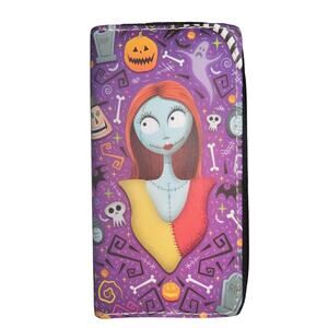 Nightmare Before Christmas Billfold Zippered Wallet Skellington (8)